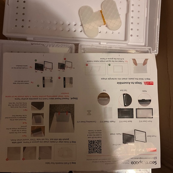 White Storage Containers - Picture 2 of 3